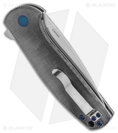 ストライカージェミニ Kizer Vanguard Laconico Gemini | Flipper Black Micarta