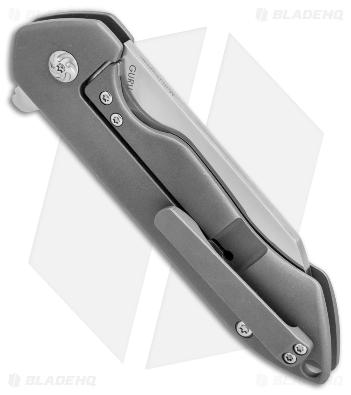 Kizer Degnan Guru Flipper Knife Titanium (3" Satin) Ki3504K2