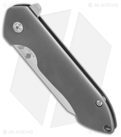 Kizer Degnan Guru Flipper Knife Titanium (3" Satin) Ki3504K2