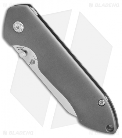 Kizer Degnan Guru Frame Lock Knife Titanium (3" Satin) Ki3504A2