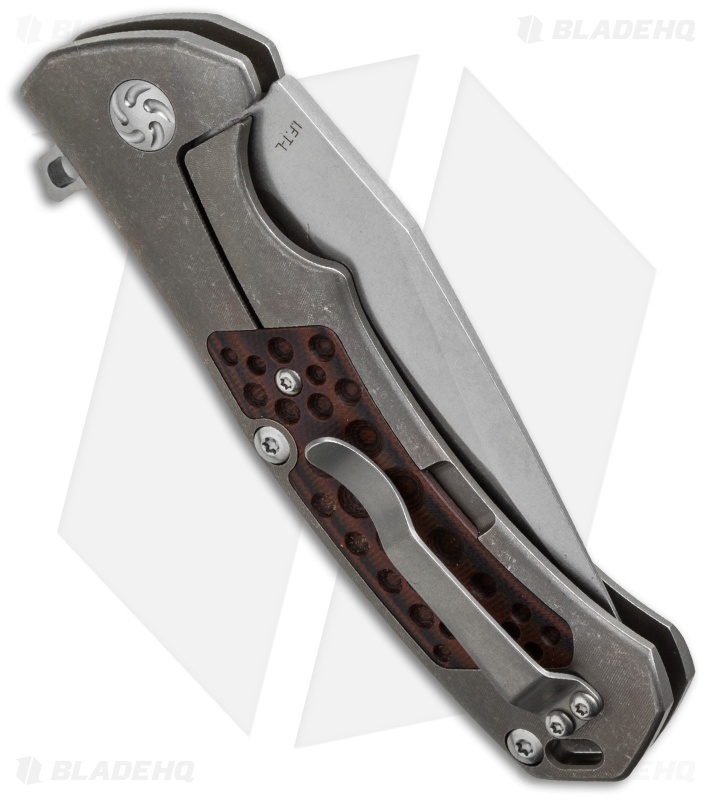 Kizer IFT-L Frame Lock Knife Titanium (3.5" Stonewash) Ki4452