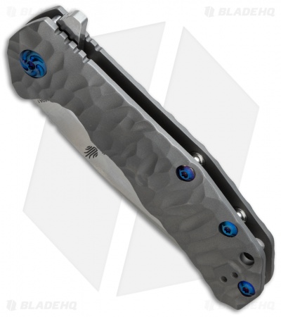 Kizer Ning Shoal Frame Lock Knife Titanium (3.5" Satin) Ki4469A1