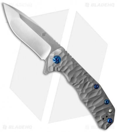 Kizer Ning Shoal Frame Lock Knife Titanium (3.5" Satin) Ki4469A1