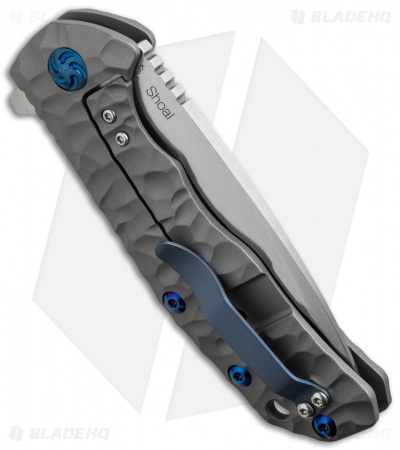 Kizer Ning Shoal Frame Lock Knife Titanium (3.5" Satin) Ki4469A1