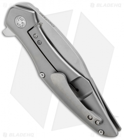 Kizer Cucchiara Trifecta Frame Lock Knife Titanium (3.875" Stonewash) Ki5462A1