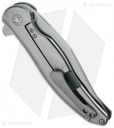 Kizer Cucchiara Compadre Frame Lock Knife Titanium (4" Stonewash) Ki5465A2