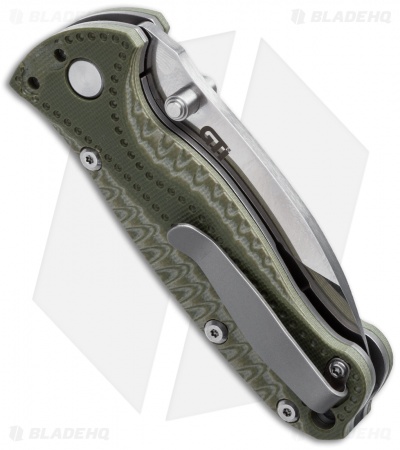 Kizer Small Hunter Liner Lock Knife Green G-10 (2.5" Satin) Ki3416A2