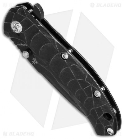Kizer Caligine Frame Lock Knife Titanium (3.5" Black SW) Ki401D1