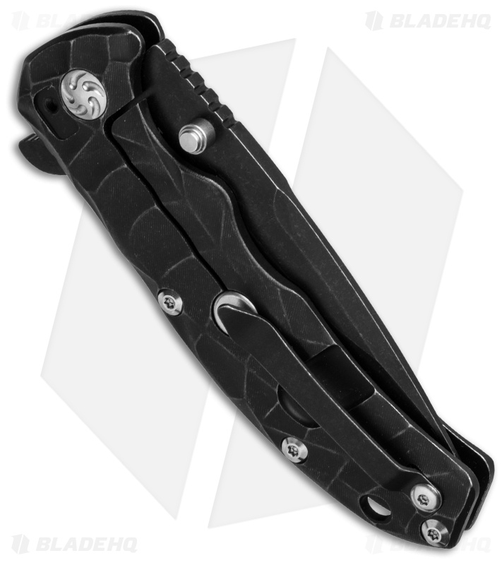 Kizer Caligine Frame Lock Knife Titanium (3.5" Black SW) Ki401D1
