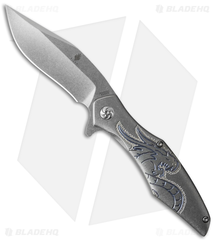 Kizer Cucchiara Trifecta Knife Embellished Titanium (3.875