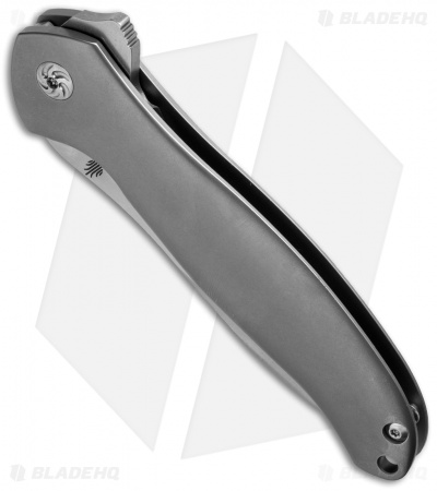 Kizer Cucchiara Bad Dog Flipper Knife Titanium (4.25" Stonewash) Ki5463A1