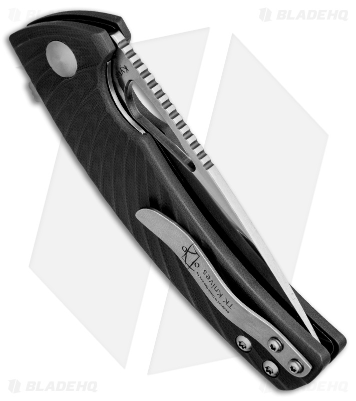 Kizer Vanguard Series Kyre Liner Lock Knife Black G-10 (3.5" Satin) V4484A1