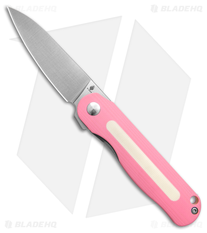 Kizer Lätt Vind Mini Liner Lock Knife Pink G-10 - Blade HQ