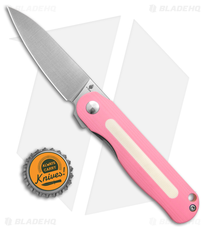 Kizer Lätt Vind Mini Liner Lock Knife Pink G-10 - Blade HQ