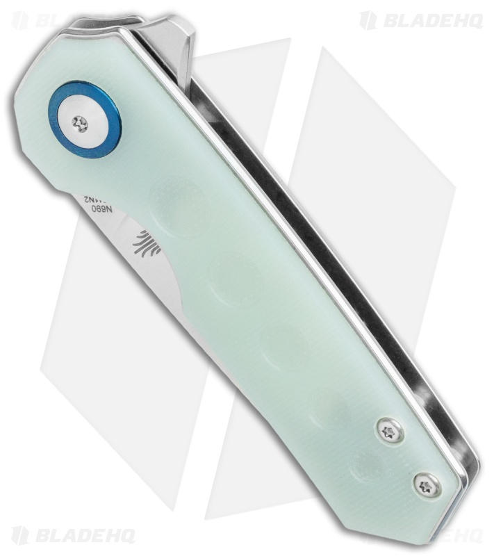 Kizer Lieb Liner Lock Flipper Knife Natural G-10 (2.32" Satin) V2541N2