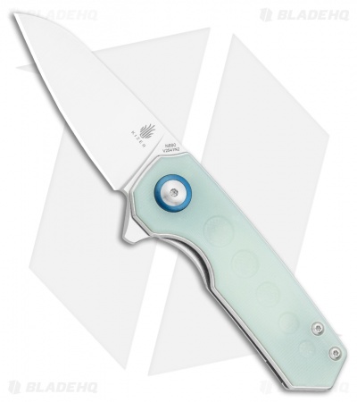 Kizer Lieb Liner Lock Flipper Knife Natural G-10 (2.32" Satin) V2541N2