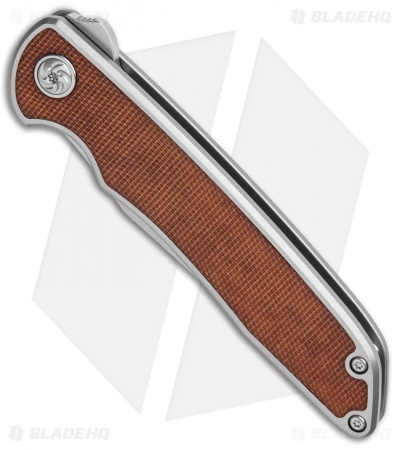 Kizer Nick Swan Matanzas Frame Lock Knife Ti/Micarta Tanto (3.5" Stonewash)
