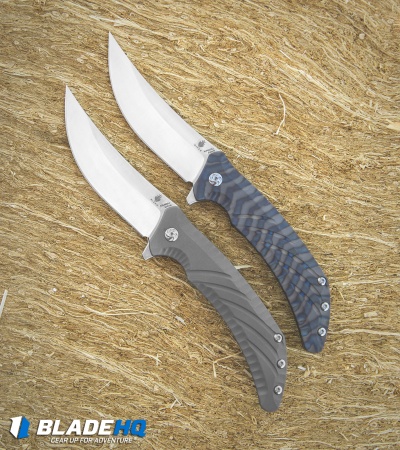 Kizer Pinkerton Nomad Flipper Knife Flamed Titanium (3.75 Kizer Pinkerton Nomad Flipper Knife Flamed Titanium (3.75