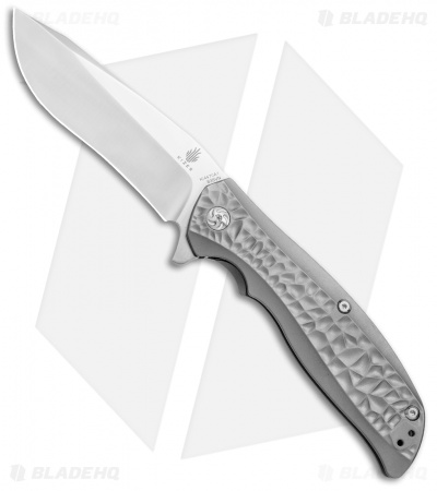 Kizer Rattler Frame Lock Knife Titanium (3.6" Satin) Ki4470