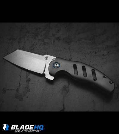 Kizer Sheepdog C01C Frame Lock Flipper Knife Titanium (3.25" Stonewash) Ki4488