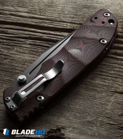Kizer Vanguard Series Bolt Knife Red/Black G-10 (3.5" Gray) V4412A2