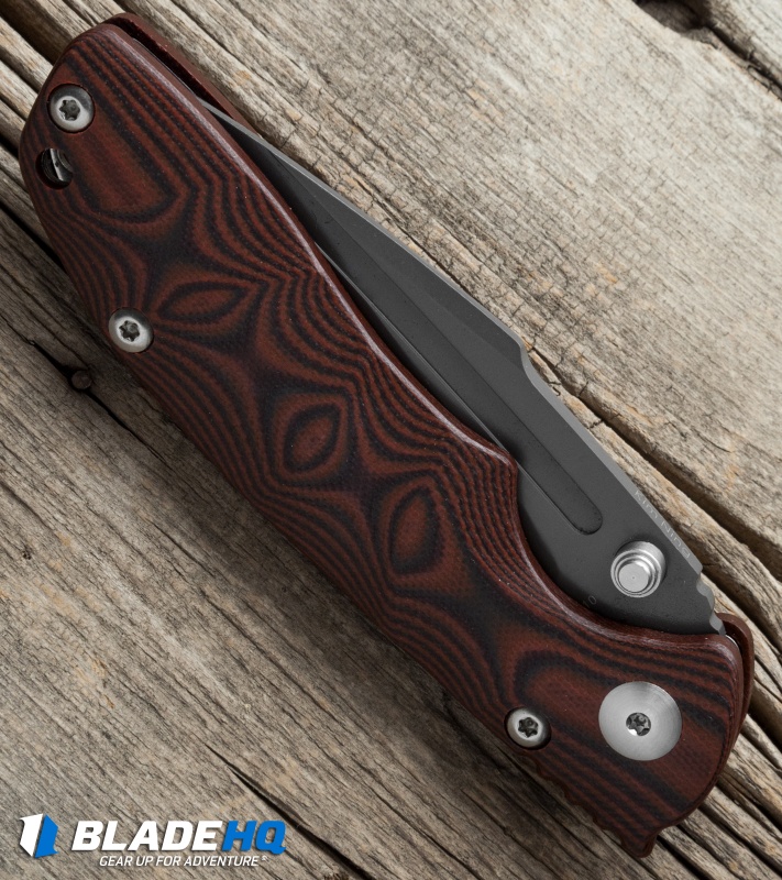 Kizer Vanguard Series Bolt Knife Red/Black G-10 (3.5" Gray) V4412A2