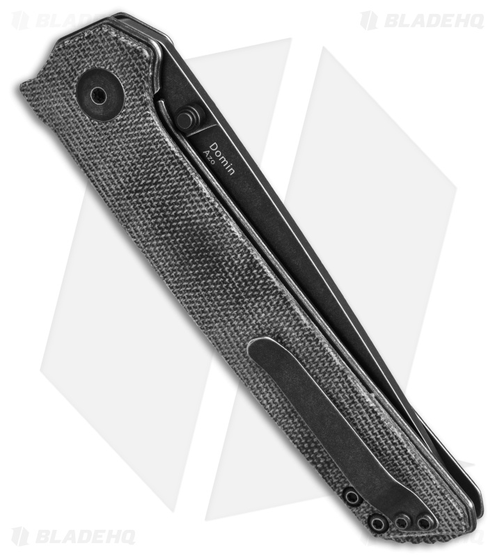 Kizer Vanguard | Domin Liner Lock Knife | Black Micarta - Blade HQ