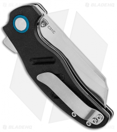 Kizer Vanguard Mini Sheepdog C01C Liner Lock Knife Black G-10 (2.6" Satin)