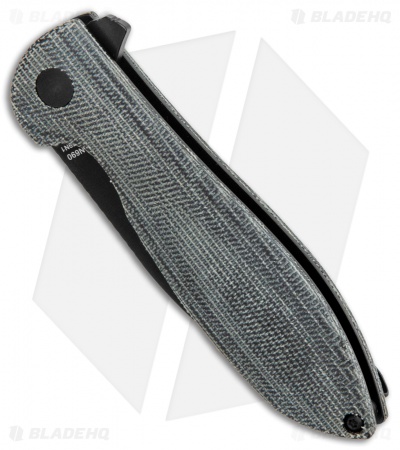 Kizer Vanguard Azo Infinity Liner Lock Knife Black Micarta (3" Black) V3579
