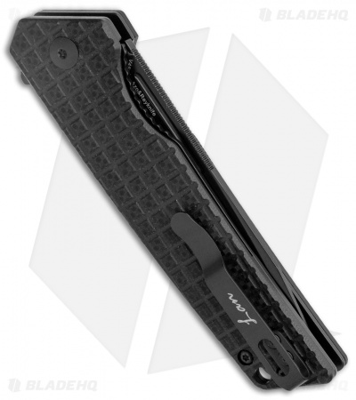 Kizer Vanguard Azo/Rey Lan Tanto Liner Lock Knife Black G-10 (3.4" Black) V4577N