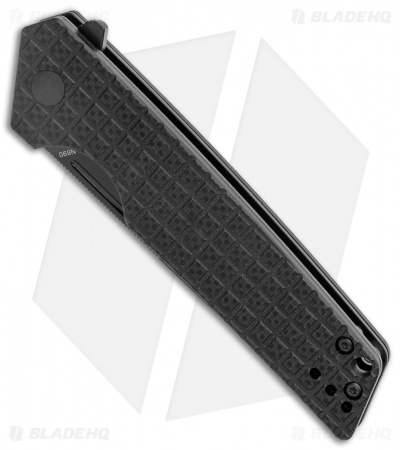 Kizer Vanguard Azo/Rey Lan Tanto Liner Lock Knife Black G-10 (3.4" Black) V4577N