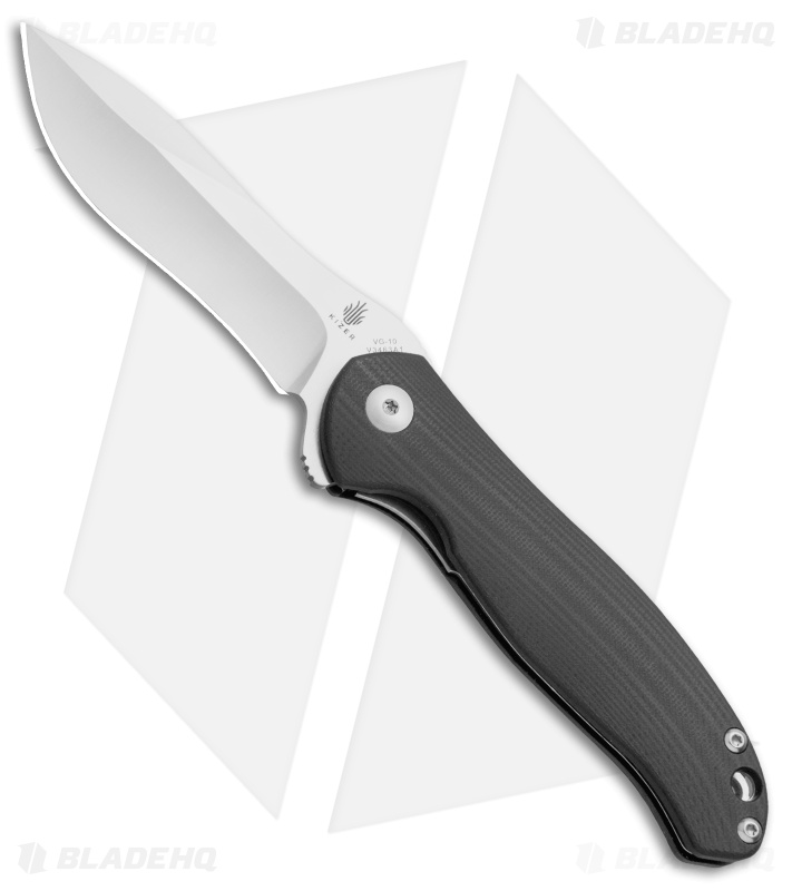 Fauziページ Kizer Vanguard Cucchiara Bad Dog Flipper Knife Black G-10 (3