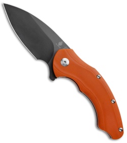 Kizer Vanguard Degnan Roach Flipper Orange G-10 (3.5" Gray N690) V4477N2 