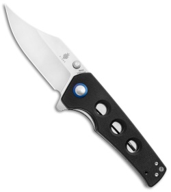 Kizer Vanguard Elstner Junges Liner Lock Knife Black G-10  (3" Satin) V3551