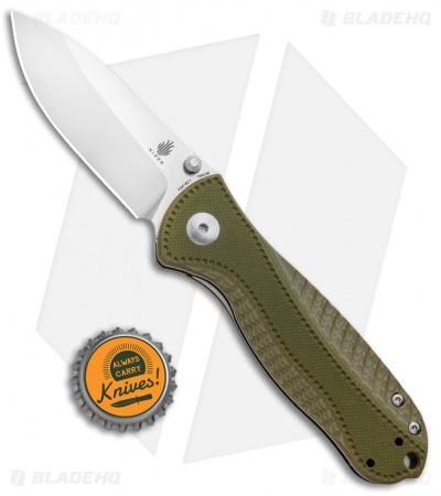 Kizer Vanguard Hunter Liner Lock Knife OD Green G-10 (3" Satin) V3416C2