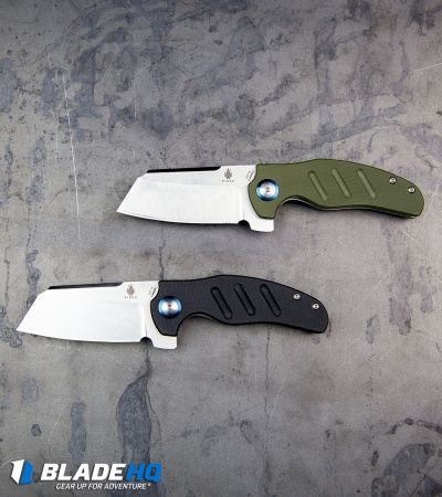 Kizer Vanguard Mini Sheepdog C01C Liner Lock Knife OD Green G-10 (2.6" Satin)