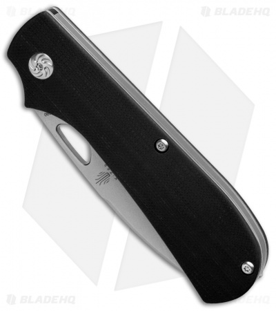 Kizer Vanguard Vagnino Zipslip Slipjoint Knife Black G-10 (2.8" SW) V3507N1
