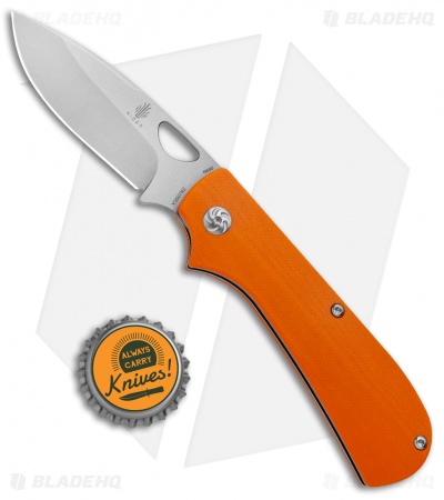 Kizer Vanguard Vagnino Zipslip Slipjoint Knife Orange G-10 (2.8" SW) V3507N2