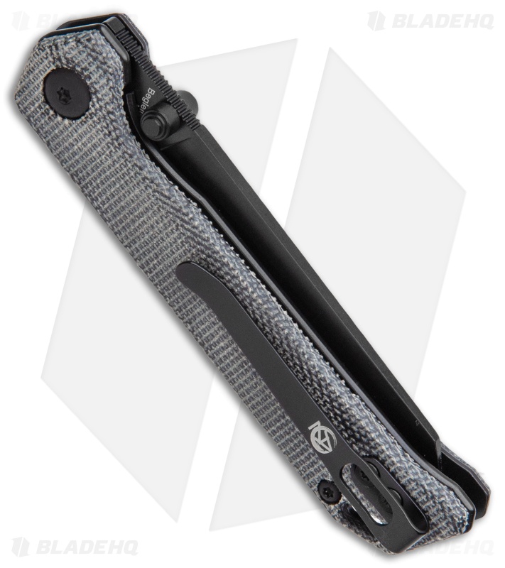 Kizer Azo Vanguard Mini Begleiter Liner Lock Knife Black Micarta (2.8" Black)