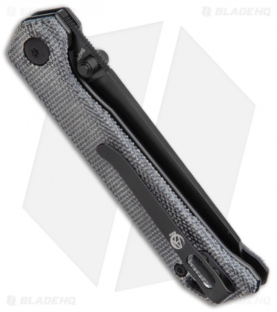 Kizer Azo Vanguard Mini Begleiter Liner Lock Knife Black Micarta (2.8" Black)