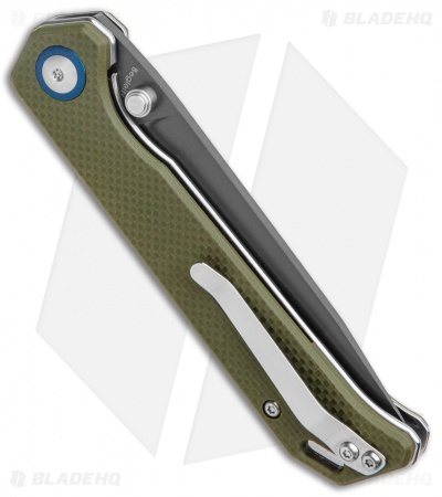 Kizer Azo Vanguard Series Begleiter Knife Green G-10 (3.5" Gray) V4458N2