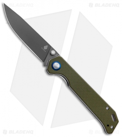 Kizer Azo Vanguard Series Begleiter Knife Green G-10 (3.5" Gray) V4458N2