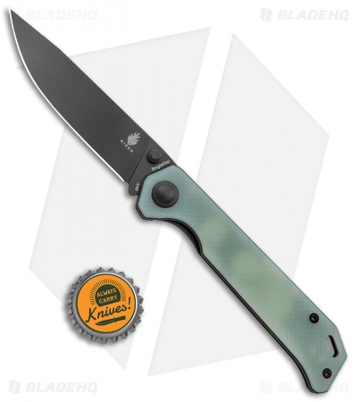 Kizer Azo Vanguard Series Begleiter Knife Natural G-10 (3.5" Black 20CV)