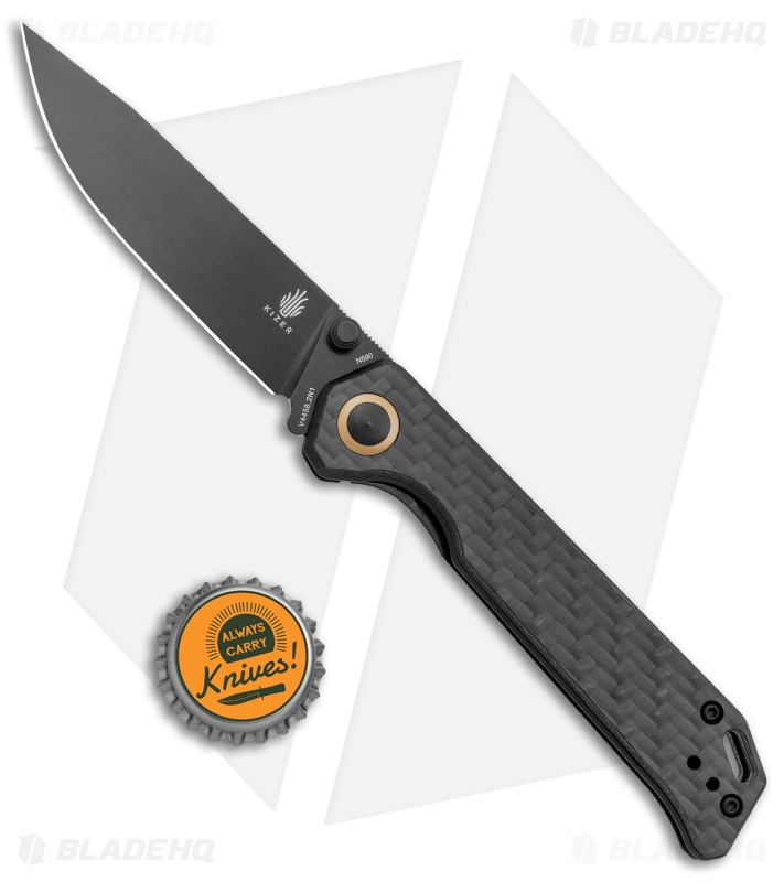 Kizer Azo Vanguard Series Begleiter2 Knife Carbon Fiber (3.5