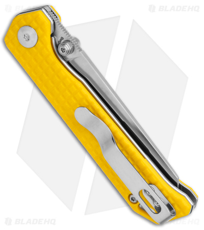 Kizer Azo Vanguard Mini Begleiter Liner Lock Knife Yellow G-10 (2.8" Satin)