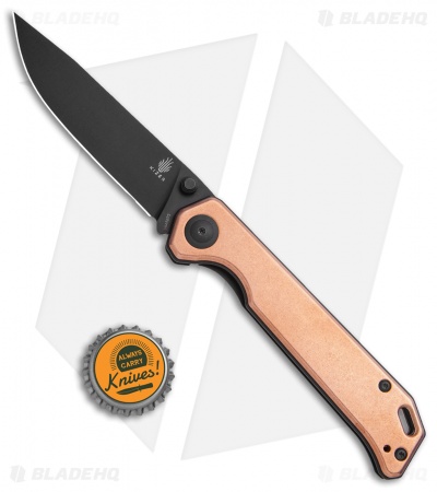 Kizer Vanguard Copper Begleiter Liner Lock Knife (3.5" Black)