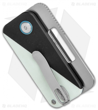 Kizer Walnut Slip Joint Knife Black/White G-10 (2" Stonewash) V2592N1