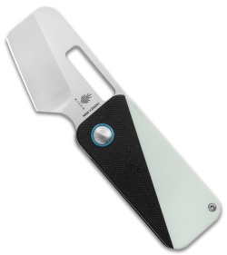 Kizer Walnut Slip Joint Knife Black/White G-10 (2" Stonewash) V2592N1