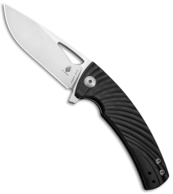 Kizer Vanguard Series Kyre Liner Lock Knife Black G-10 (3.5" Satin) V4484A1