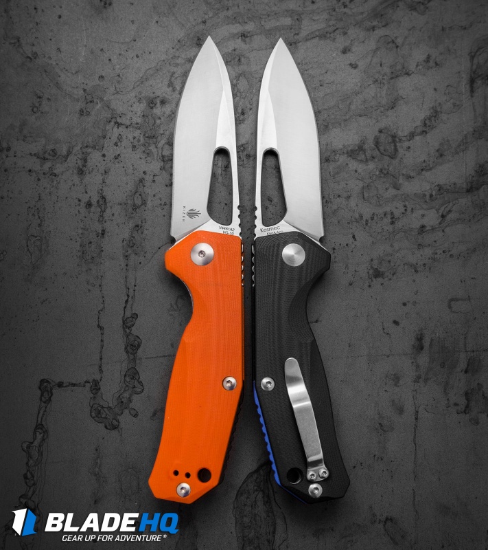 Kizer Vanguard Kesmec Liner Lock Knife Orange G-10 (3.25" Satin) V4461A2